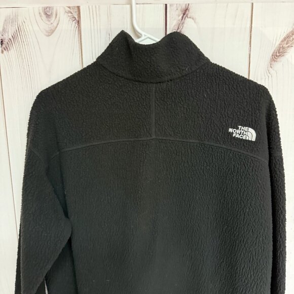 The North Face Sherpa Fleece Cropped 1/4-Zip Women’s Extra Large Black EUC - Picture 5 of 11